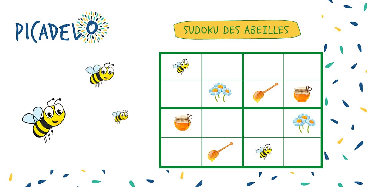 Sudoku enfants 3- 7 ans à télécharger - Picadelo